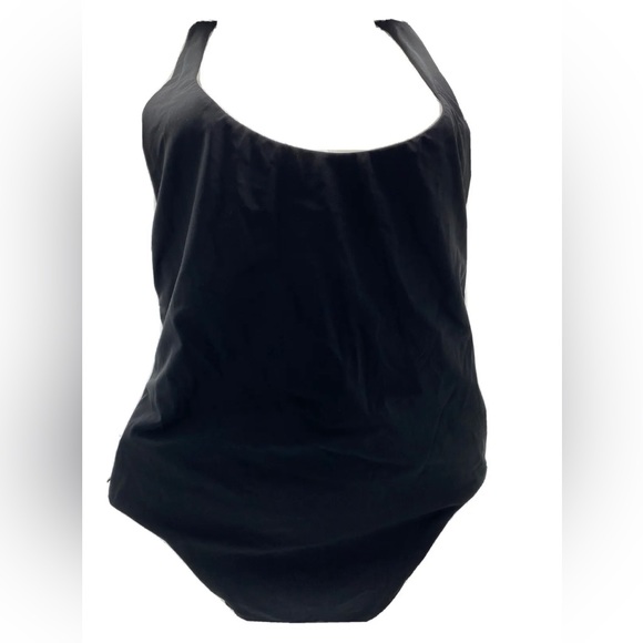 Other - Red Carter . one piece swimsuit. sz XS splice & dice 80’s style high hip. black